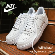NIKE ナイキ AIR FORCE 1 エアフォース 1 ロー スニーカー All White ( 白 ホワイト 定番 AF1 メンズ レ…