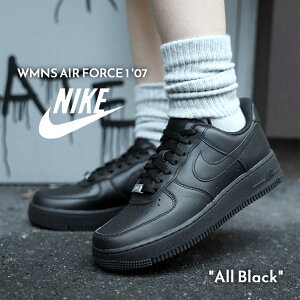 y}\N[|zzIzNIKE WMNS AIR FORCE 1 '07 "All Black" iCL EBY GAtH[X Xj[J[ (  ubN fB[X DD8959-001 )