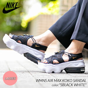 【お買い物マラソン限定クーポン配布中!!】NIKE WMNS AIR MAX KOKO SANDAL "BLACK WHITE" ナイキ ウィメンズ エアマックス ココ サンダル スニーカー ( 黒 白 レディース CI8798-002 )