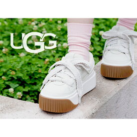 【15時までのご注文で即日発送！！】UGG アグ 厚底 EZ-DUZZIT イージー ダジット スエード レース アップ スニーカー SUEDE LACE UP JASMINE ( ベージュ レディース ウィメンズ 1175120-JSM )