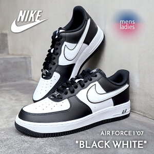 y15܂ł̂őIIzNIKE AIR FORCE 1 '07 "BLACK WHITE" iCL GAtH[X Xj[J[ (  zCg  ubN Y PANDA p_ DV0788-001 )