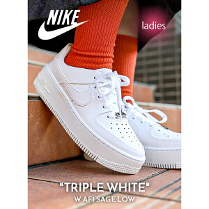 NIKE W AF1 SAGE LOW "TRIPLE WHITE" iCL EBY GAtH[X Z[W Xj[J[ ( AIR FORCE  fB[X  AR5339-100 )
