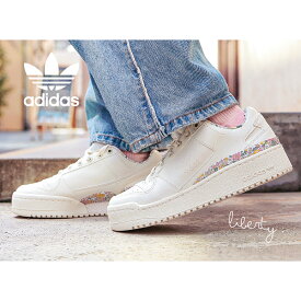 【お買い物マラソン限定クーポン配布中！！】adidas アディダス フォーラム ボールド リバティ スニーカー FORUM BOLD J LIBERTY LDN SAIL/PINK ( 厚底 白 ピンク レディース ウィメンズ JP7251 )