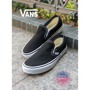 y15܂ł̂őIIzVANS oY NVbN Xb| Xj[J[ CLASSIC SLIP-ON "BLACK WHITE" ( @Y  ubN Y fB[X Ki VN000EYEBLK )