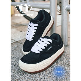 【1000円OFFクーポン発行中!】NORTHWAVE ノースウェーブ エスプレッソ スエード スニーカー ESPRESSO SUEDE 90s BLACK/WHITE ( 黒 ブラック 白 ホワイト 厚底 国内正規品 メンズ レディース NW-007 )