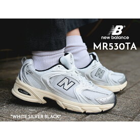 【超ポイントバック祭限定クーポン配布中！！】NEW BALANCE ニューバランス 530 スニーカー MR530TA "WHITE SILVER BLACK" ( 白 ホワイト シルバー 黒 ブラック 725 425 D レディース ウィメンズ )