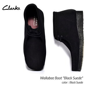 y}\N[|zzIIzClarks Wallabee Boot "Black Suede" N[NX r[ u[c V[Y (  C XG[h boots Y fB[X EBY 26155517 )
