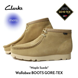 y15܂ł̂őIIzClarks N[NX r[ u[c V[Y Wallabee BOOTS GORE-TEX Maple Suede ( SAebNX x[W Y 26168545 )