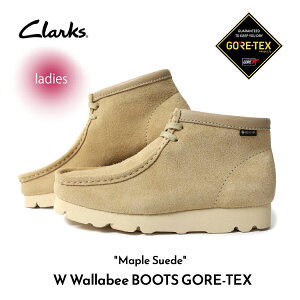 y15܂ł̂őIIzClarks N[NX r[ V[Y SAebNX XG[h u[c W Wallabee BOOTS GORE-TEX Maple Suede fB[X EBY 26163277