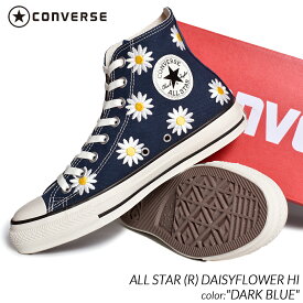 CONVERSE ALL STAR (R) DAISYFLOWER HI "DARK BLUE" コンバース オールスター ハイ スニーカー ( 花柄 紺 ネイビー フラワー レディース ウィメンズ 31311230 )