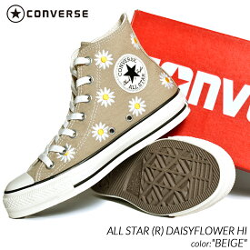 CONVERSE ALL STAR (R) DAISYFLOWER HI "BEIGE" コンバース オールスター ハイ スニーカー ( 花柄 ベージュ フラワー 刺繍 レディース ウィメンズ 31311231 )