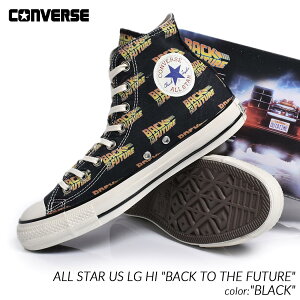 y15܂ł̂őIIzCONVERSE Ro[X I[X^[ nC Xj[J[ obNgDUt[`[ ALL STAR US LG HI "BACK TO THE FUTURE" BLACK ( Ki  ubN Y fB[