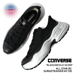 y15܂ł̂őIIzCONVERSE Ro[X I[X^[ T[Wg[i[ Xj[J[ ALL STAR (R) SURGETRAINER MT OX BLACK/METALIC SILVER  31313920