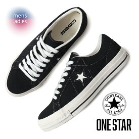 【最大5,000円offクーポン！】CONVERSE コンバース ワンスター スエード スニーカー ONE STAR SUEDE BLACK ( 黒 ブラック 国内正規品 メンズ 35200860 )