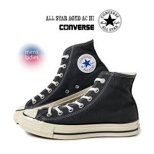 P5{y15܂ł̂őIIzCONVERSE Ro[X I[X^[ nC Xj[J[ ALL STAR AGED AC HI INK BLACK (  ubN CO US Be[W CT70 Ki Y fB[X 313154