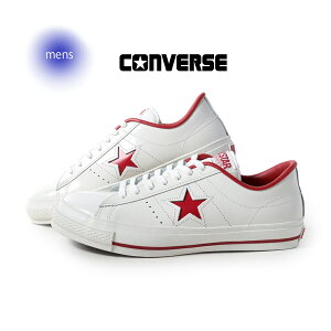 y15܂ł̂őIIzCONVERSE Ro[X X^[ Xj[J[ ONE STAR J WHITE/RED ( { MADE IN JAPAN zCg  bh  Y CT 32346512 )