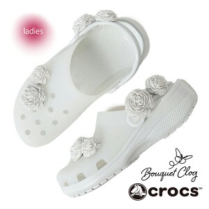 y15܂ł̂őIIzcrocs Classic Frosted Bouquet Clog MOON LIGHT ( NbNX NVbN tXebh u[P NbO T_ fB[X  211486-1NK )