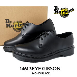 y15܂ł̂őIIzDr.Martens hN^[}[` 3AC Mu\ U[ V[Y u[c 1461 3EYE GIBSON MONO BLACK (  ubN _[r[ hX rWlX Y fB[X EB