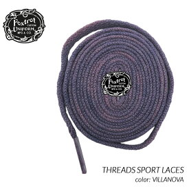 【お買い物マラソン限定クーポン配布中!!】【ネコポス可】Foxtrot Uniform THREADS SPORT LACES VILLANOVA フォックストロット ユニフォーム シューレース スニーカー ( 120cm 170cm 紫 靴紐 )