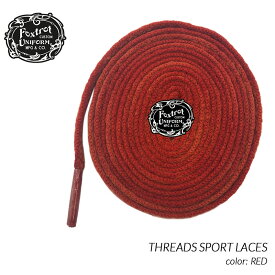 【楽天スーパーセール限定クーポン発行中!!】【ネコポス可】Foxtrot Uniform THREADS SPORT LACES RED フォックストロット ユニフォーム シューレース スニーカー ( 120cm 170cm 赤 レッド 靴紐 )