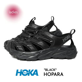 【15時までのご注文で即日発送！！】HOKA ONE ONE ホカオネオネ ホパラ ランニング スニーカー HOPARA BLACK ( 黒 ブラック サンダル SANDAL メンズ 1123112-BCSTL )