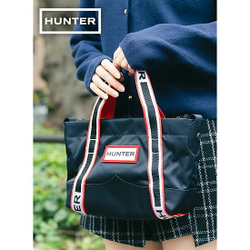 【15時までのご注文で即日発送！！】HUNTER ハンター トートバッグ ショルダーバッグ ナイロン ミニ トップ クリップ トート バッグ バッグ NYLON MINI TOPCLIP BLACK ( かばん ナイロン メンズ レディース UBS1203KBMBAH )