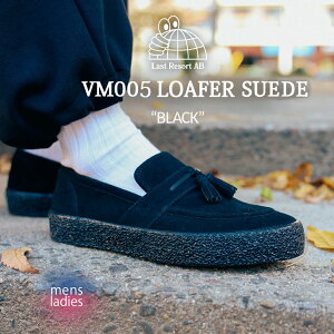 y1000~OFFN[|zzIzLAST RESORT Xg][g [t@[ Xj[J[ AB LOAFER VM005 SUEDE "BLACK" ( XP[g SKATE  ubN Y fB[X )
