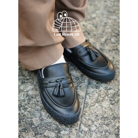 【15時までのご注文で即日発送！！】LAST RESORT AB ラストリゾート VM005 ローファー レザー スニーカー VM005-LEATHER BLACK ( ブラック 黒 革靴 レザーシューズ メンズ ウィメンズ レディース )