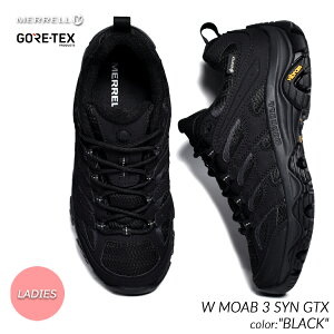 y10%{I15܂ł̂őIIzMERRELL W MOAB 3 SYN GTX "BLACK"  Au V[Y Xj[J[ u[c ( fB[X EBY  ubN gbLO ebN GORE-TEX S