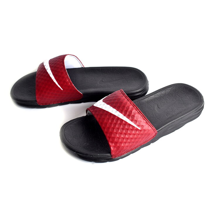 楽天市場 海外限定 ナイキ ベナッシ ソーラーソフト サンダル Nike Benassi Solarsoft Red Black 日本未発売 赤 レッド メンズ レディース 602 Precious Place