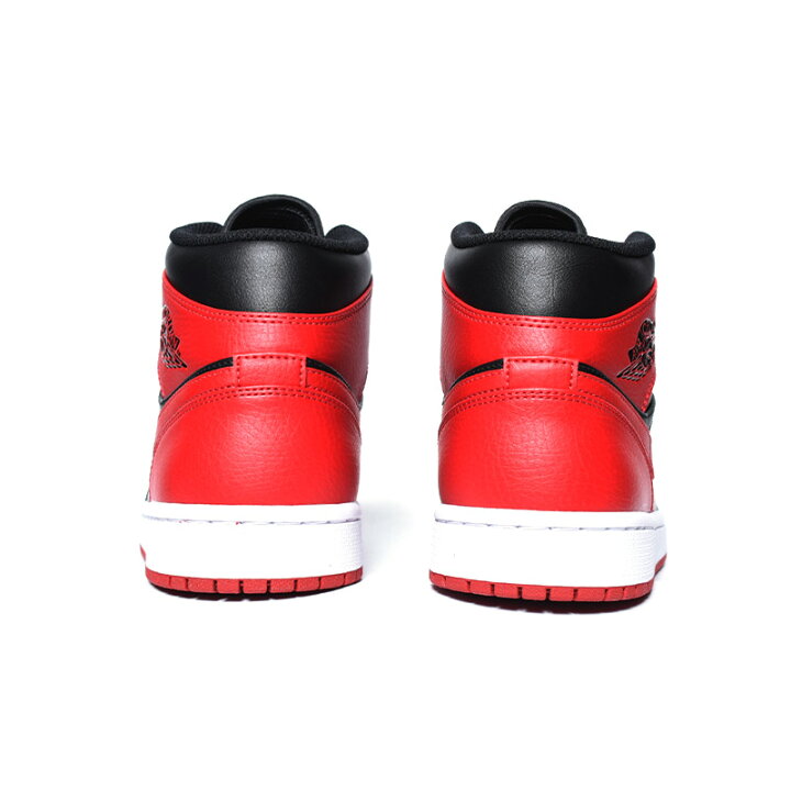楽天市場 Nike Air Jordan 1 Mid Bred ナイキ エア ジョーダン 1 ミッド ブレッド スニーカー 赤 黒 レッド ブラック メンズ 074 Precious Place