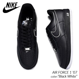 【お買い物マラソン限定クーポン配布中!!】NIKE AIR FORCE 1 '07 "Black White" ナイキ エアフォース スニーカー ( 黒 ブラック 白 ホワイト メンズレディース ウィメンズ DV0788-002 )