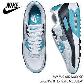 【お買い物マラソン限定クーポン配布中!!】NIKE WMNS AIR MAX 90 "WHITE/TEAL NEBULA" ナイキ ウィメンズ エアマックス スニーカー ( 白 ホワイト 黒 エメラルド レディース FB8570-101 )