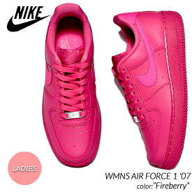 NIKE WMNS AIR FORCE 1 '07 "Fireberry" ナイキ ウィメンズ エアフォース スニーカー ( PINK ピンク 赤 レッド red af1 フォース ファイヤベリー レディース DD8959-600 )