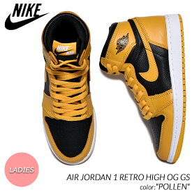 【楽天スーパーセール限定クーポン発行中!!】NIKE AIR JORDAN 1 RETRO HIGH OG GS "POLLEN" ナイキ エア ジョーダン レトロ ハイ スニーカー ( パラン 黄色 イエロー タクシー ジョーダン aj1 レディース ウィメンズ 575441-701 )