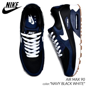 NIKE AIR MAX 90 "NAVY BLACK WHITE" ナイキ エアマックス スニーカー ( 紺 ネイビー 黒 ブラック メンズ 白 ホワイト FB9658-400 )