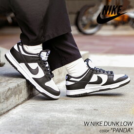 【お買い物マラソン限定クーポン配布中!!】NIKE W DUNK LOW "PANDA" ナイキ ダンク ロー スニーカー ( パンダ 黒 白 ブラック ホワイト メンズサイズ DD1503-101 )