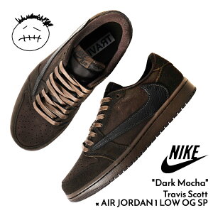 y}\N[|zzIIzTravis Scott × NIKE gBX XRbg iCL GA W[_ [ Xj[J[ AIR JORDAN 1 LOW OG SP Dark Mocha ( R{ cactusjack Y DM7866-202 )