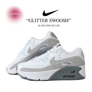 y}\N[|zzIzNIKE iCL EBY GA}bNX Xj[J[ W AIR MAX 90 LV8 GLITTER SWOOSH (  zCg Ob^[  fB[X HQ3456-191 )