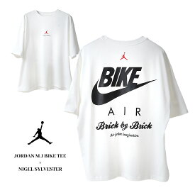 【お買い物マラソン限定クーポン配布中！！】Nigel Sylvester × NIKE ナイキ バイク Tシャツ ナイジェル TEE JORDAN M J BIKE TEE WHITE ( 白 ホワイト コラボ アパレル トップス メンズ HQ1736-100 )