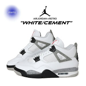 y15܂ł̂őIIzNIKE iCL GA W[_ 4 g Xj[J[ AIR JORDAN 4 RETRO WHITE/CEMENT (  zCgZg O[ DF Y FV5029-100 )