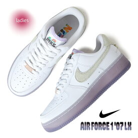 【最大5,000円offクーポン配布中！！】NIKE ナイキ ウィメンズ エアフォース スニーカー WMNS AIR FORCE 1 '07 LX WHITE/BARELY GREEN ( 白 ホワイト レディース AF1 HF5719-139 )