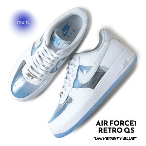 y15܂ł̂őIIzNIKE iCL GAtH[X 1 Xj[J[ AIR FORCE 1 RETRO QS UNIVERSITY BLUE ( zCg  u[  AF1 Y IB5724-100 )
