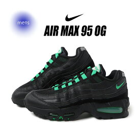【15時までのご注文で即日発送！！】NIKE ナイキ AIR MAX 95 OG エア マックス スニーカー Big Bubble BLACK/GREEN SHOCK ( 97 ブラック 黒 メンズ IB1667-002 )
