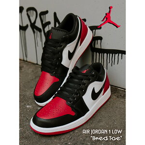 y15܂ł̂őIIzNIKE AIR JORDAN 1 LOW "Bred Toe" iCL GA W[_ [ Xj[J[ ( ubh VJS Chicago  bh  ubN Y 553558-161 )