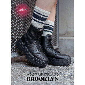 y}\N[|zzIzNIKE WMNS AIR JORDAN 1 BROOKLYN "BLACK" iCL EBY GAW[_ ubN Xj[J[ (   u[c O AJ1 [XAbv fB[X 