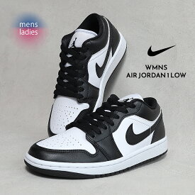 【最大5000円OFFクーポン配布中！！】NIKE WMNS AIR JORDAN 1 LOW "BLACK WHITE" ナイキ ウィメンズ エアジョーダン ロー スニーカー ( 黒 ブラック 白 ホワイト パンダ panda メンズサイズ レディース DC0774-101 )