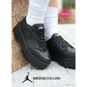 y}\N[|zzIzNIKE iCL GA W[_ ubN [ Xj[J[ W AIR JORDAN 1 BROOKLYN LOW BLACK (  ubN  fB[X HF3184-001 )