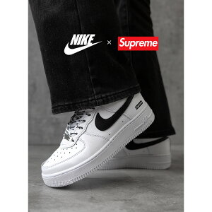 y15܂ł̂őIIzNIKE iCL GAtH[X AIR FORCE 1 × SUPREME Vv[ R{ Xj[J[ LOW SP WHITE ( zCg AF1 Y fB[X CU9225-102 )