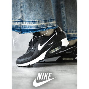 y15܂ł̂őIIzNIKE WMNS AIR MAX 90 "BLACK WHITE" iCL EBY GA}bNX Xj[J[ (  ubN  zCg fB[X Y DH8010-002 )